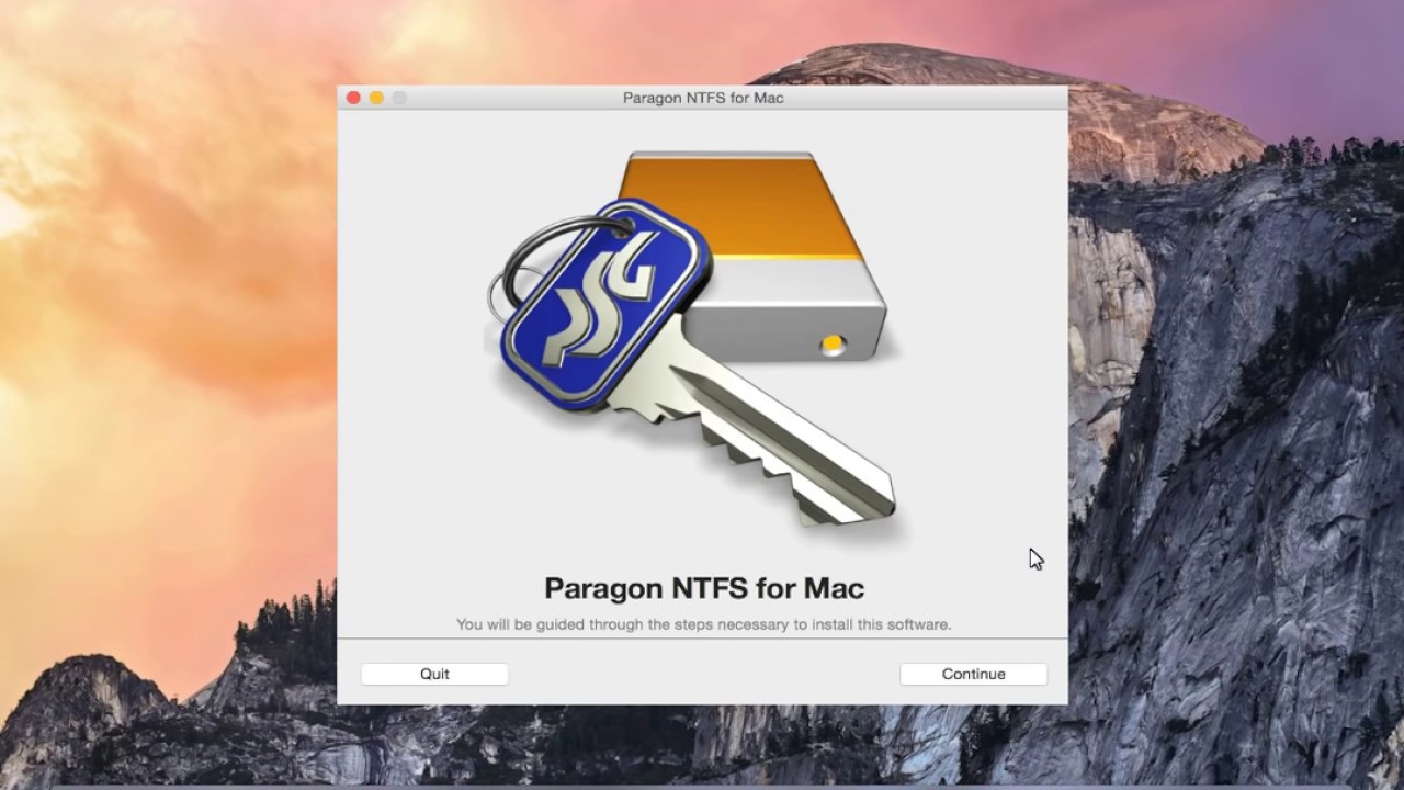 install paragon ntfs for mac os x